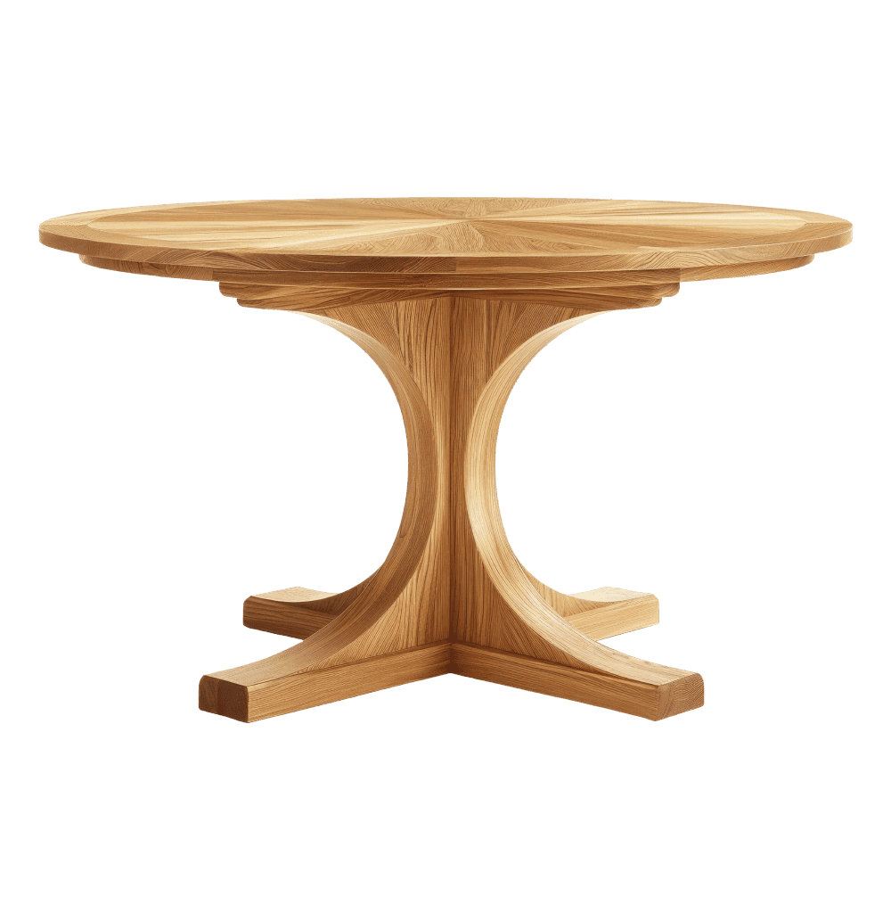 Wooden Round Table